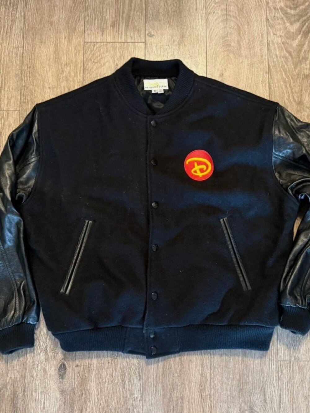 Disney Online 1990 90s Vintage Crew Internet USA Letterman Varsity Jacket Small